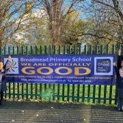 Students at Broadmead Primary School are celebrating a 'good' rating from Ofsted