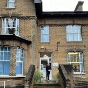 CEO Emma Turner outside Croydon Mind's address at 26 Pampisford Road, which it has occupied since 1967