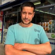 Shop owner Maveed Azam was attacked in August as looters targeted small businesses in Streatham High Road.