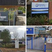 Priory School, Woodcote High School, Couldson College, and Archbishop Tenison's Church of England High School received a hygiene rating of 5 in 2023