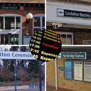 Passengers from Sutton Common, Carshalton Beeches, Hackbridge, and Cheam Station have to deal with significant delays