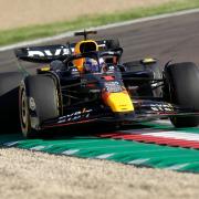 Max Verstappen was frustrated during second practice at Imola (Luca Bruno/AP)
