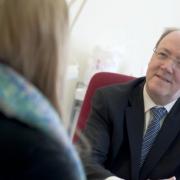 Reporter Sophia Sleigh interviews Dr Brendan Hudson, head of Sutton Clinical Commissioning Group
