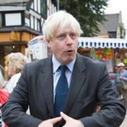 Boris Johnson on a trip to Kingston