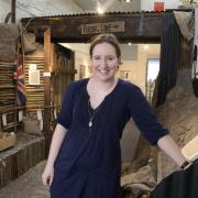 Project leader Lucy Harris at Kingston Museum