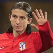 Hi there: Filipe Luiz's fine free-kick in the Capital One Cup win over Derby County could endear him to the Chelsea fans