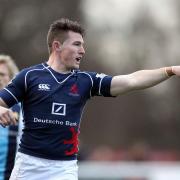 Opened account: Matt Hawke scored his first try for Scottish on Saturday