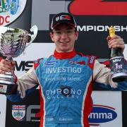 Happy chappy: Charlie Robertson has been selected by the British Racing Drivers’ Club (BRDC) as part of their “SuperStars” programme.