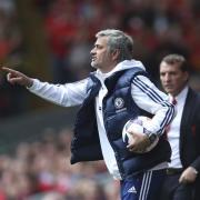 Something to point about: Chelsea boss Jose Mourinho