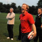 Relaxed: London Scottish coach Peter Richards