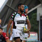 On his way: Prop Darryl Marfo will join Quins next season