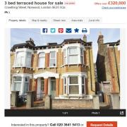Yours for only £320,000: a three-bedroom house complete with 