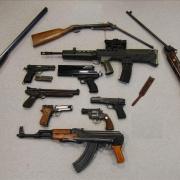 Firearms handed in during the surrender (Metropolitan Police)