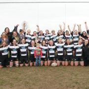 BOOM! Sutton & Epsom ladies celebrate winning the Women's NC London & SE South Division Two title
