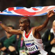 Flashbook: Mo Farah celebrates winning the London 2012 Olympics men's 10,000m gold medal on Super Saturday four years ago    Picture: Action Images