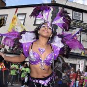 Colourful costumes at Kingston Carnival 2015