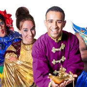 The cast of Aladdin, Croydon's pantomime for 2016