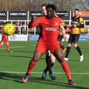 Christie Pattison scored the winner for Carshalton Athletic at Cray Wanderers on Saturday. Picture: Ian Gerrard
