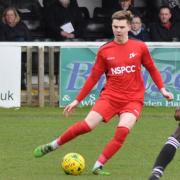 Ryan Healy scored a last minute goal for Carshalton Athletic on Monday. Picture: Ian Gerrard