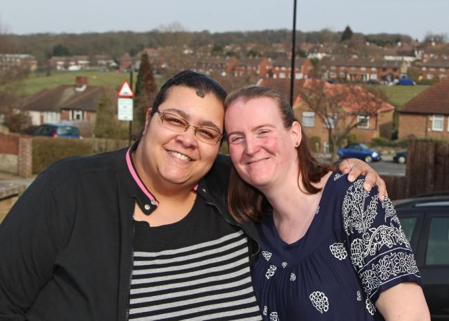 Joanne Quarrinton and Beverley Newbury are two of the organisers of the Big Lunch