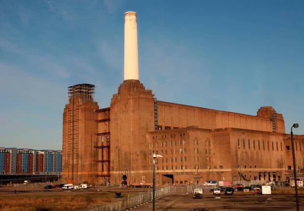 The power station with one chimney