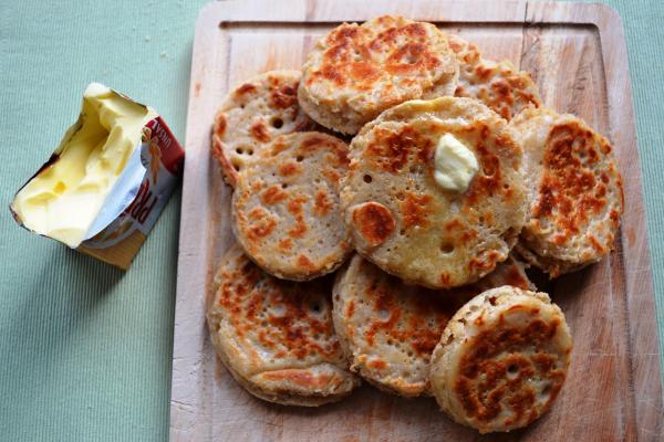 Your Local Guardian: A melting knob of butter - you know these crumpets are still warm