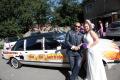 Your Local Guardian: Celia and Hamad Ali with their unique wedding car