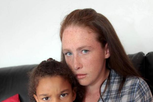 It all started with a chicken sandwich: Mum Yasmin Jackson with 'starved' daughter Amari, 5.