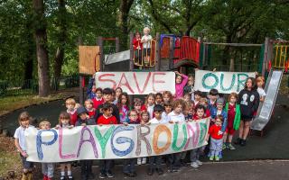 Croydon kids want to see Grangewood Park fixed up. Credit: Lee Bolton. Free for use by all BBC wire partners.