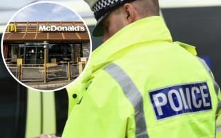 Police/ McDonald's stock images