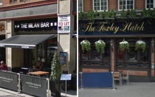 The Milan Bar and Foxley Patch are no longer open in Croydon