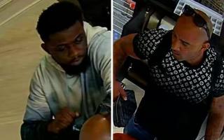 Anyone who recognises the two men pictured or has information that could assist police is asked to call 101 or ‘X’ @MetCC and quote CAD4555/25May