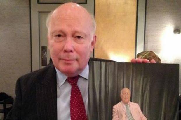 Julian Fellowes: Was mighty pleased with his portrait