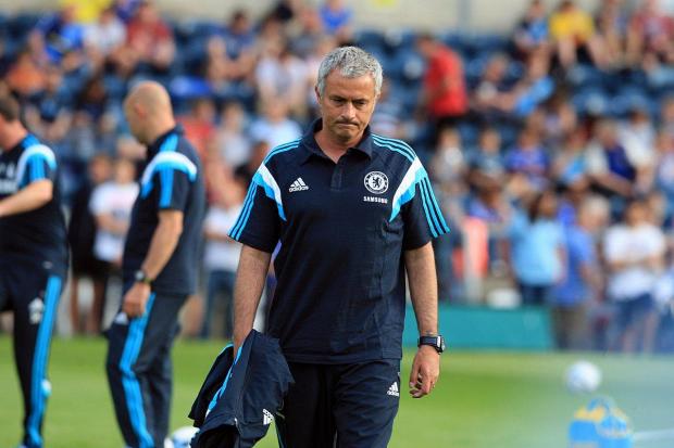Last hurdle: Chelsea boss Jose Mourinho has seen off Manchester United, now for Arsenal