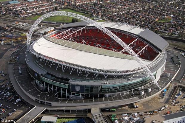 Home from home: Chelsea make two trips to Wembley before the season even starts