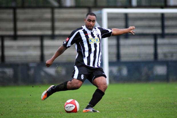On trial: Tooting & Mitcham United defender Adam Thompson is hoping for a Kingstonian return