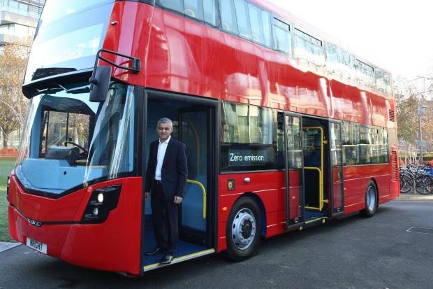 World’s first hydrogen-powered double-decker bus to be trialled in London as Sadiq Khan starts to phase out 